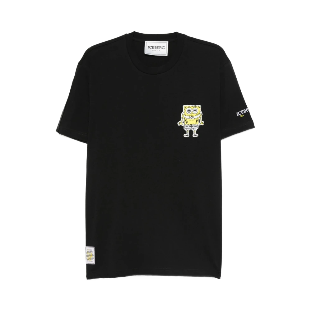 Iceberg - Tops > T-Shirts - Black - Iceberg - Modalova