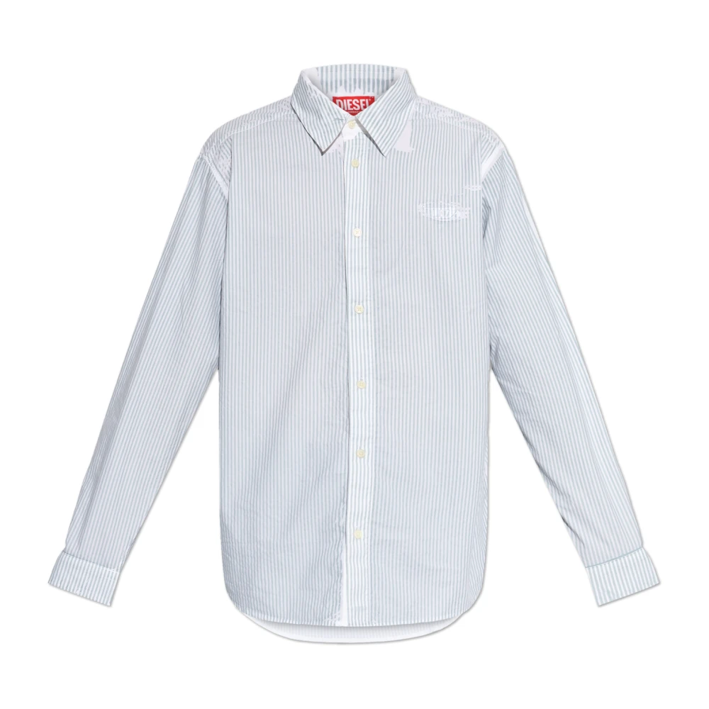 Diesel Herren Blau Shirts, Mgröße: