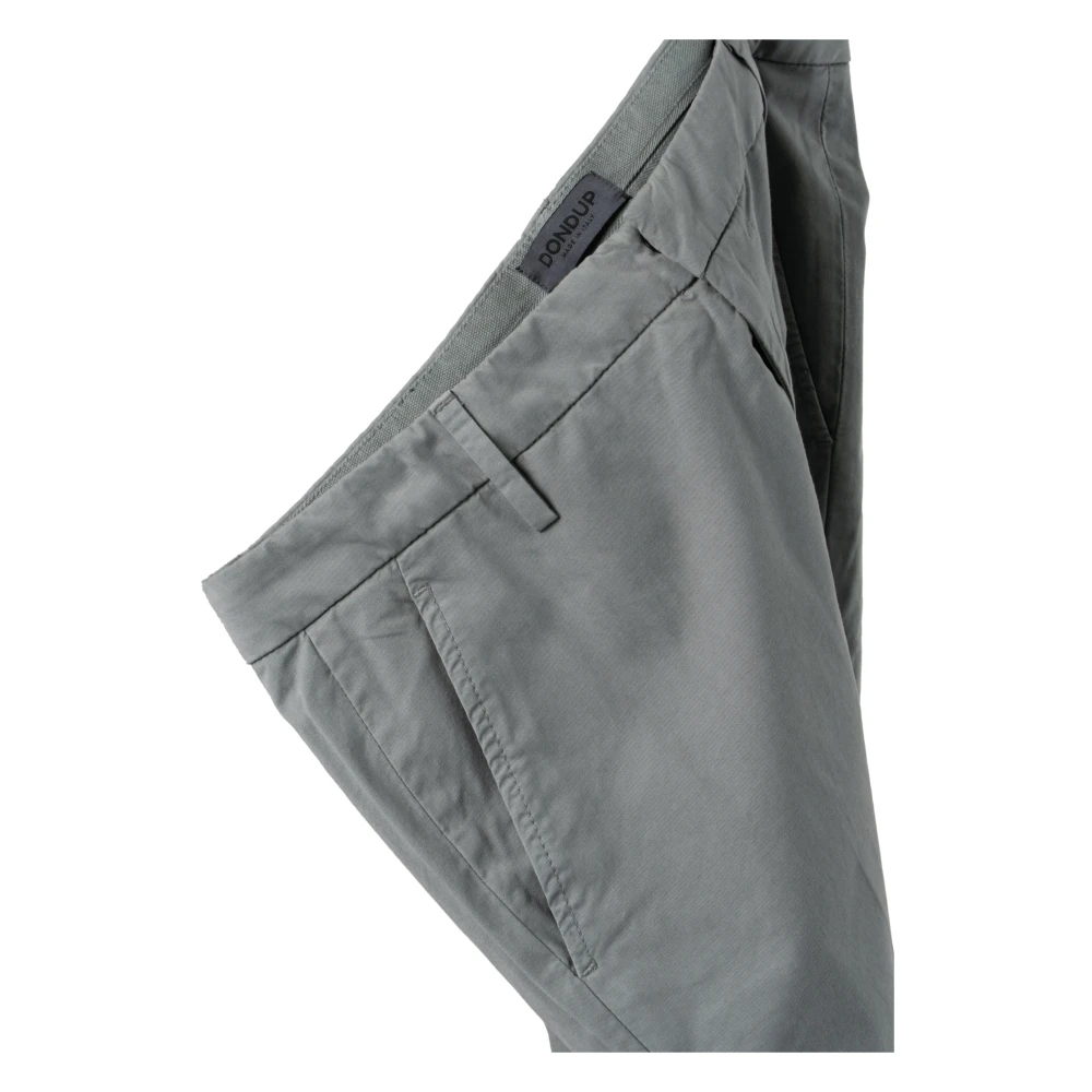 Dondup Luxe Italiaanse Chino Broek Gray Heren