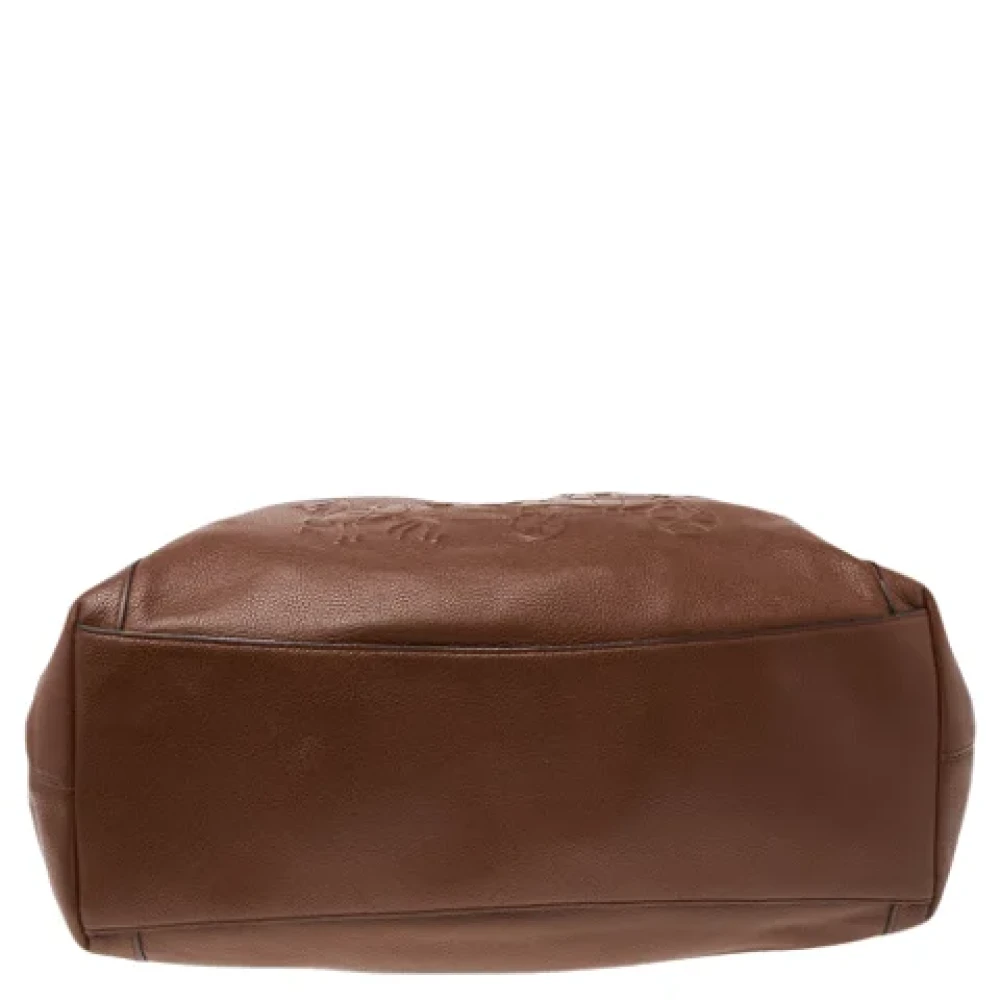 Coach Pre-owned Leather handbags Brown Dames