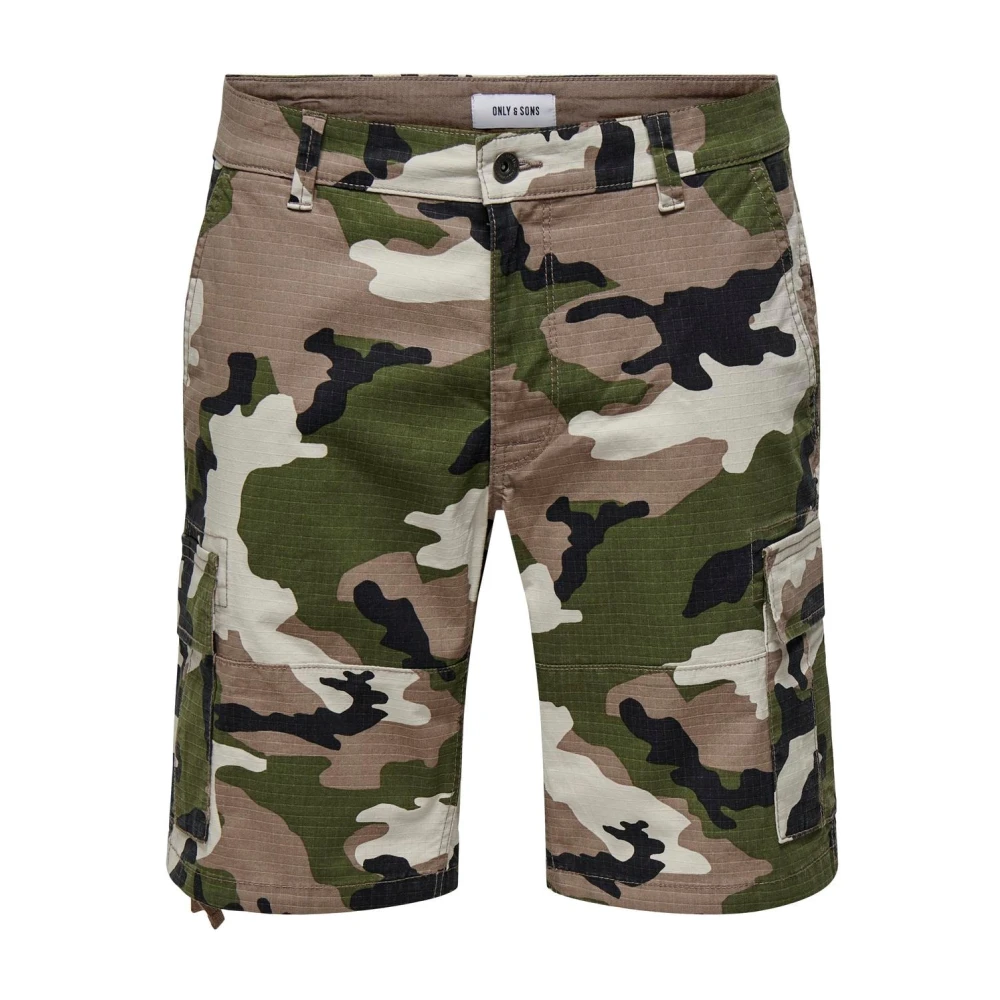 Only & Sons Cargo Shorts voor Mannen Multicolor Heren