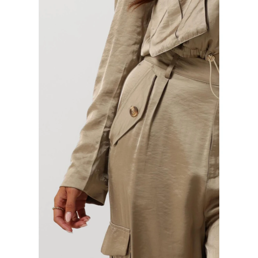 Aaiko Veelzijdige Cargobroek Lotta Pes 526 Beige Dames