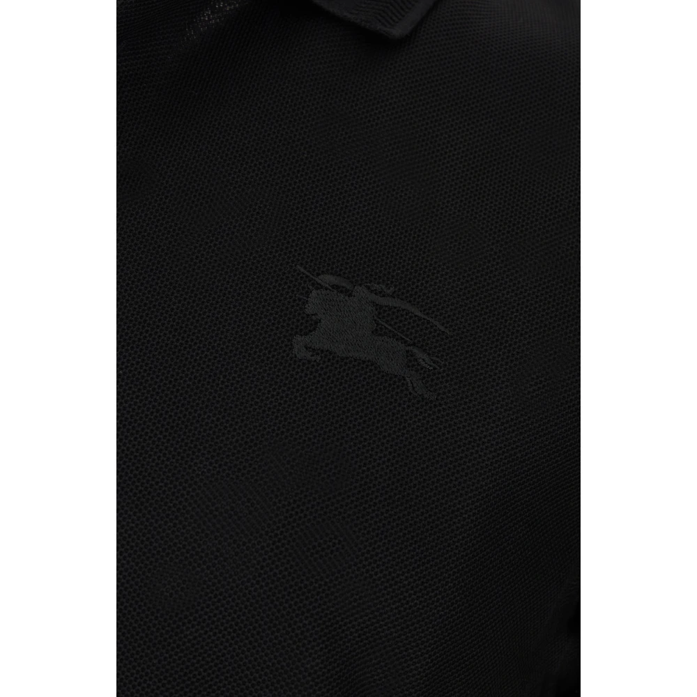 Burberry Klassieke Polo Shirt voor Mannen Black Heren