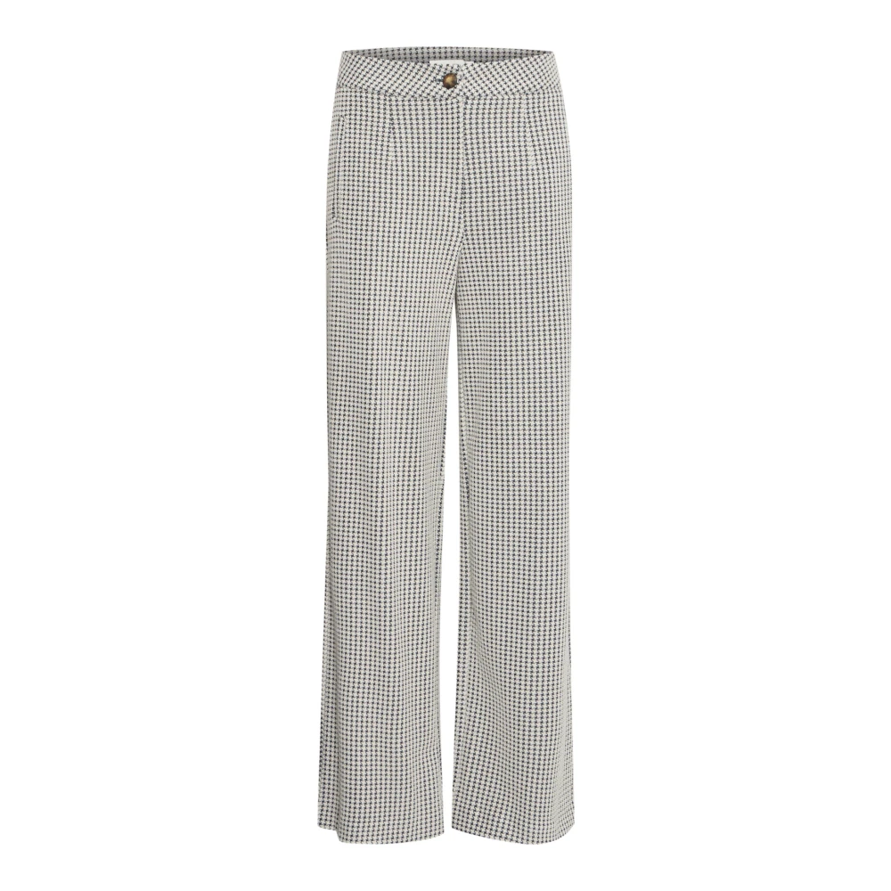 Trousers > Straight Trousers - - Ichi - Modalova