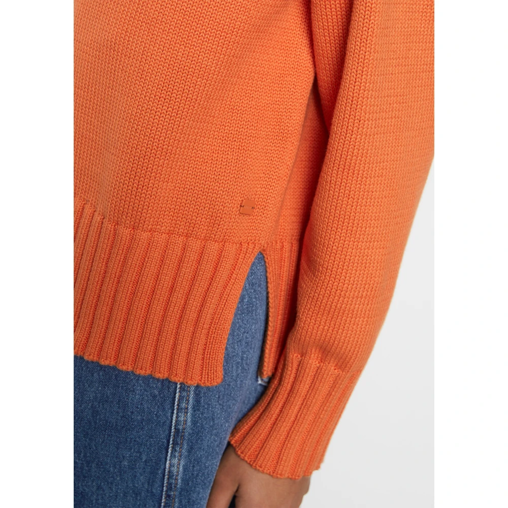 Marc O'Polo DfC Sweater relaxed Orange Dames