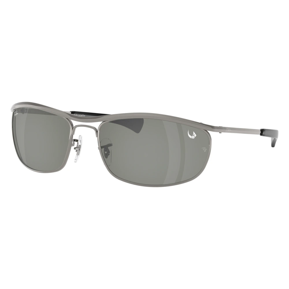 Ray-Ban Sunglasses Star Wars™ – The Mandalorian Olympian Deluxe - Gunmetal Frame Green Lenses 62-18, RB3119M - Image 4
