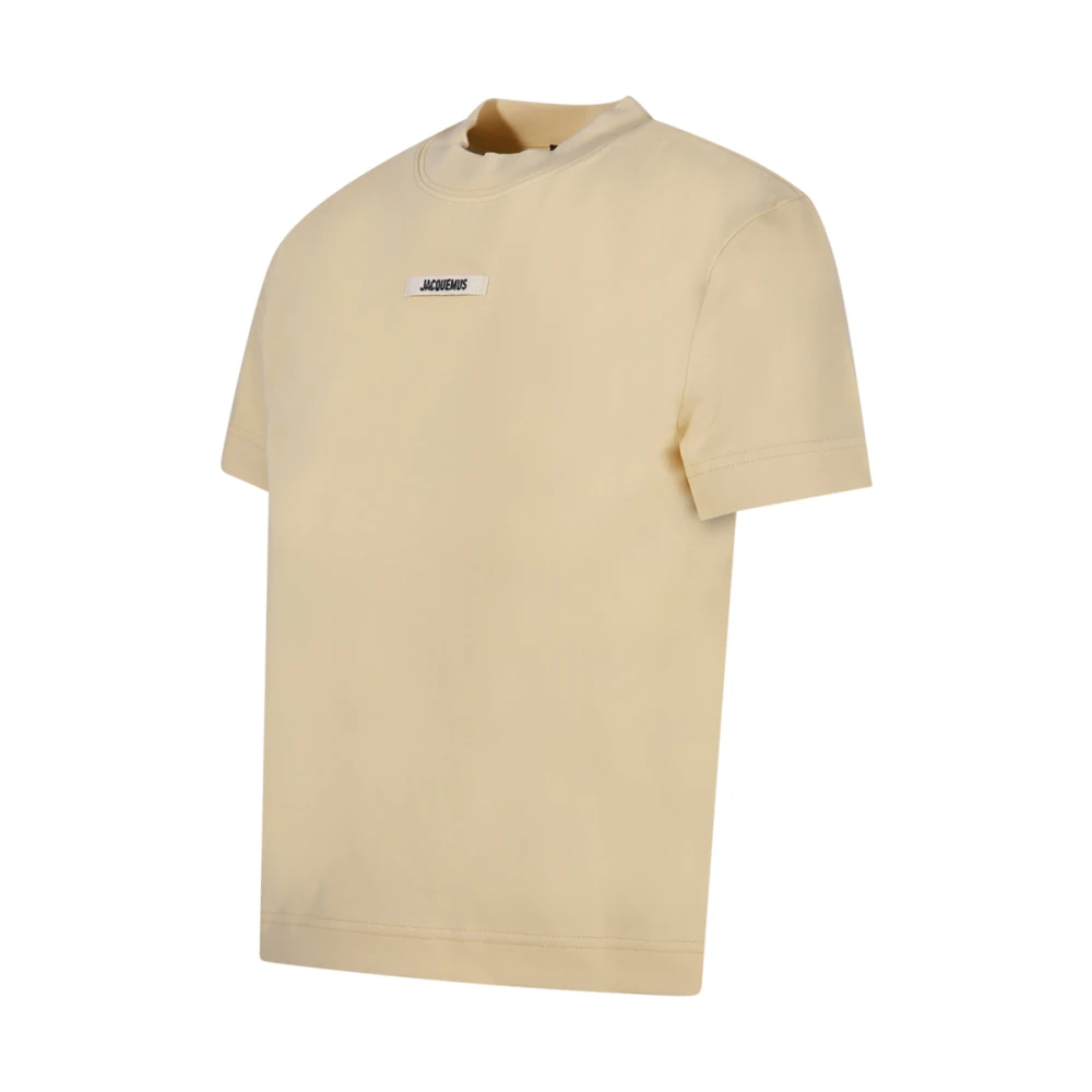 Jacquemus Gros Grain T-shirt Licht Beige Dames