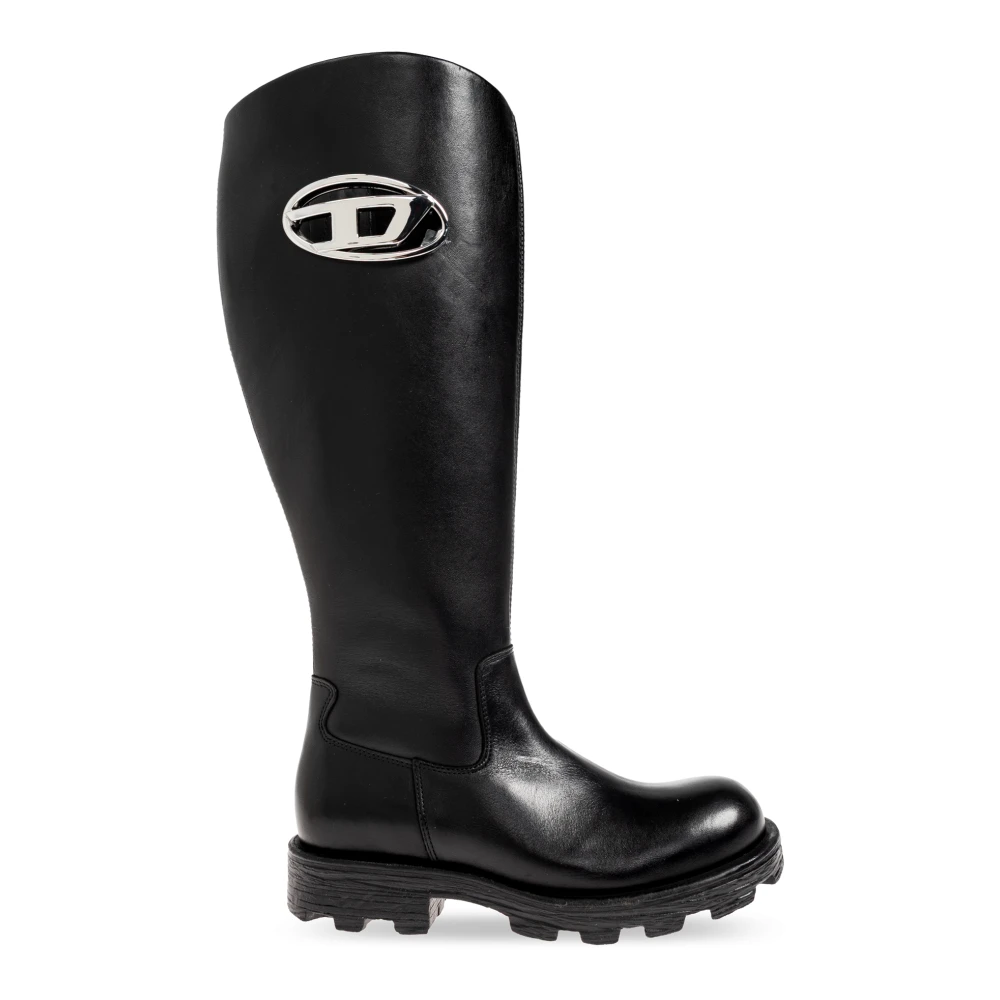 Diesel Mujer Negro Zapatos, Talla: 37 Eu