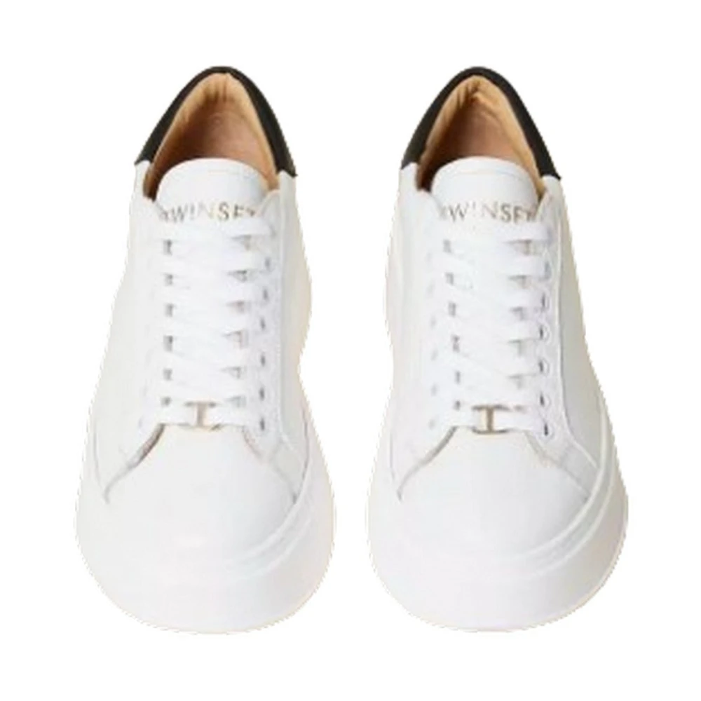 Twinset Leren Sneaker White Dames