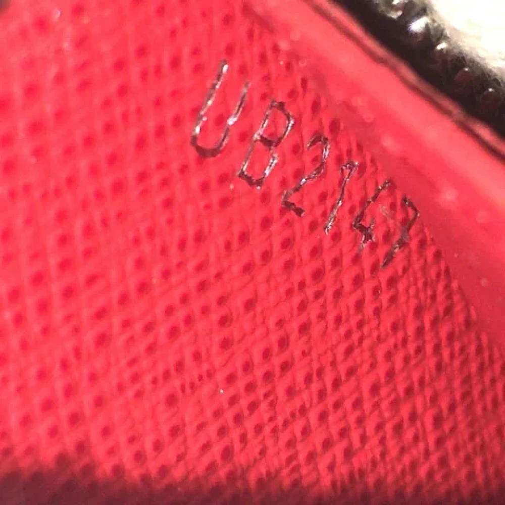 Louis Vuitton Vintage Pre-owned Leather wallets Red Dames