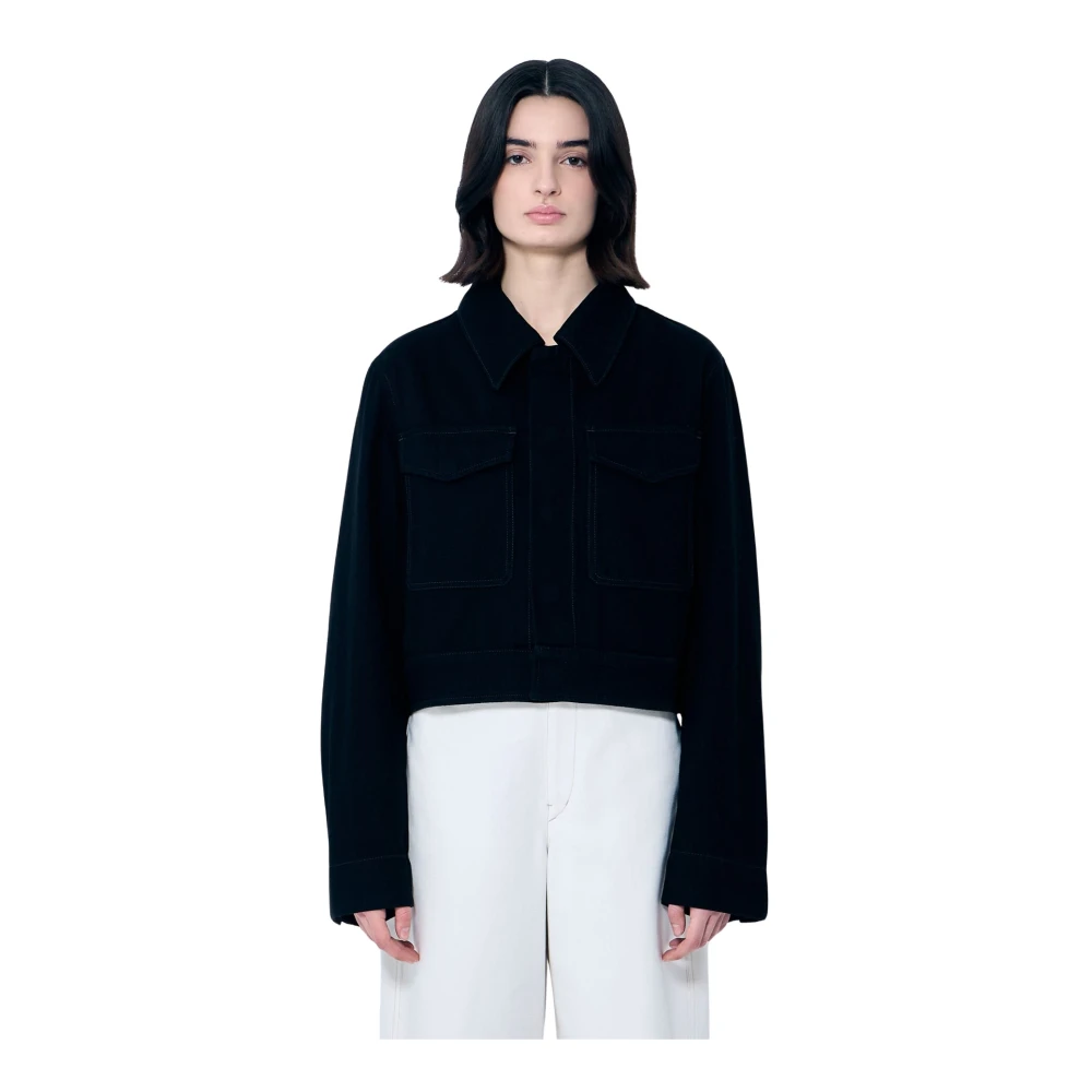 Lemaire Denim Cropped Jack Black Dames