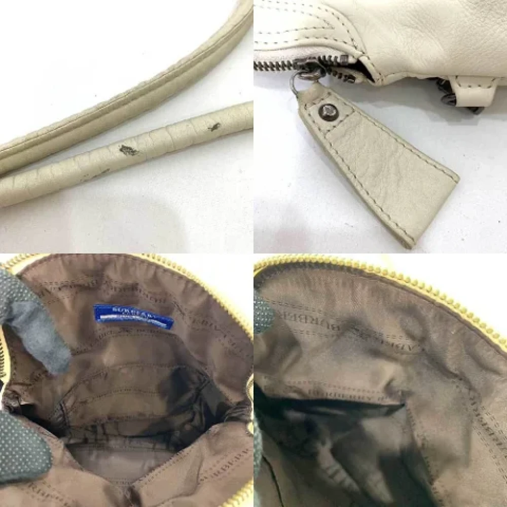 Burberry Vintage Pre-owned Fabric shoulder-bags Beige Dames
