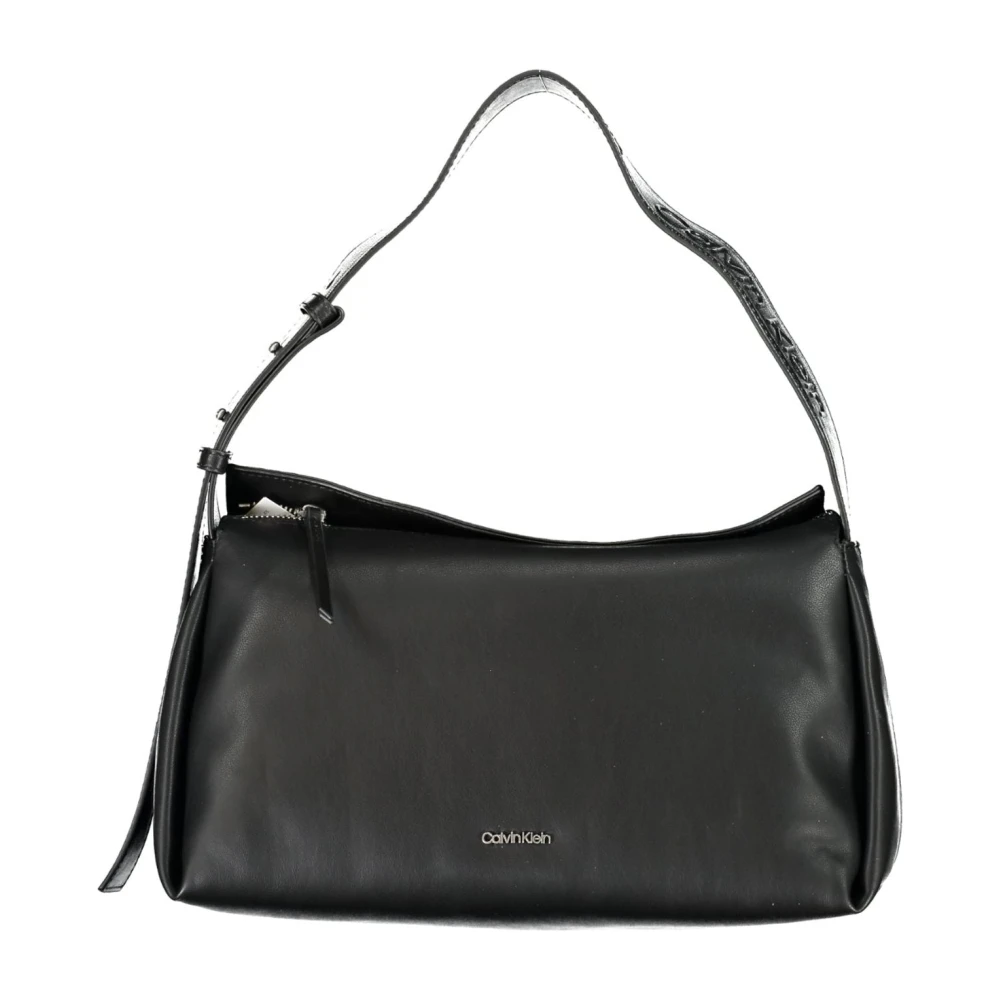 Calvin Klein Zwarte dames schoudertas met logo Black Dames