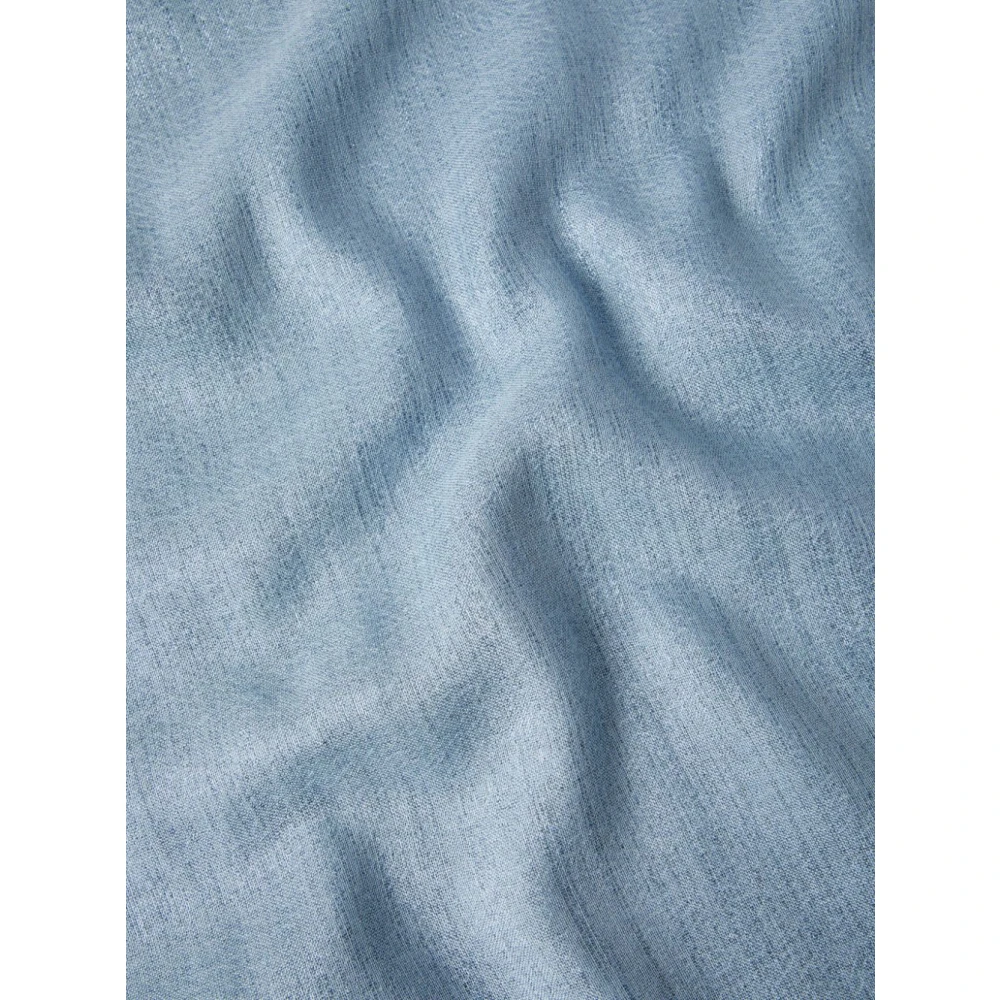 BRUNELLO CUCINELLI Lichte Denim Sjaal Collectie Blue Dames