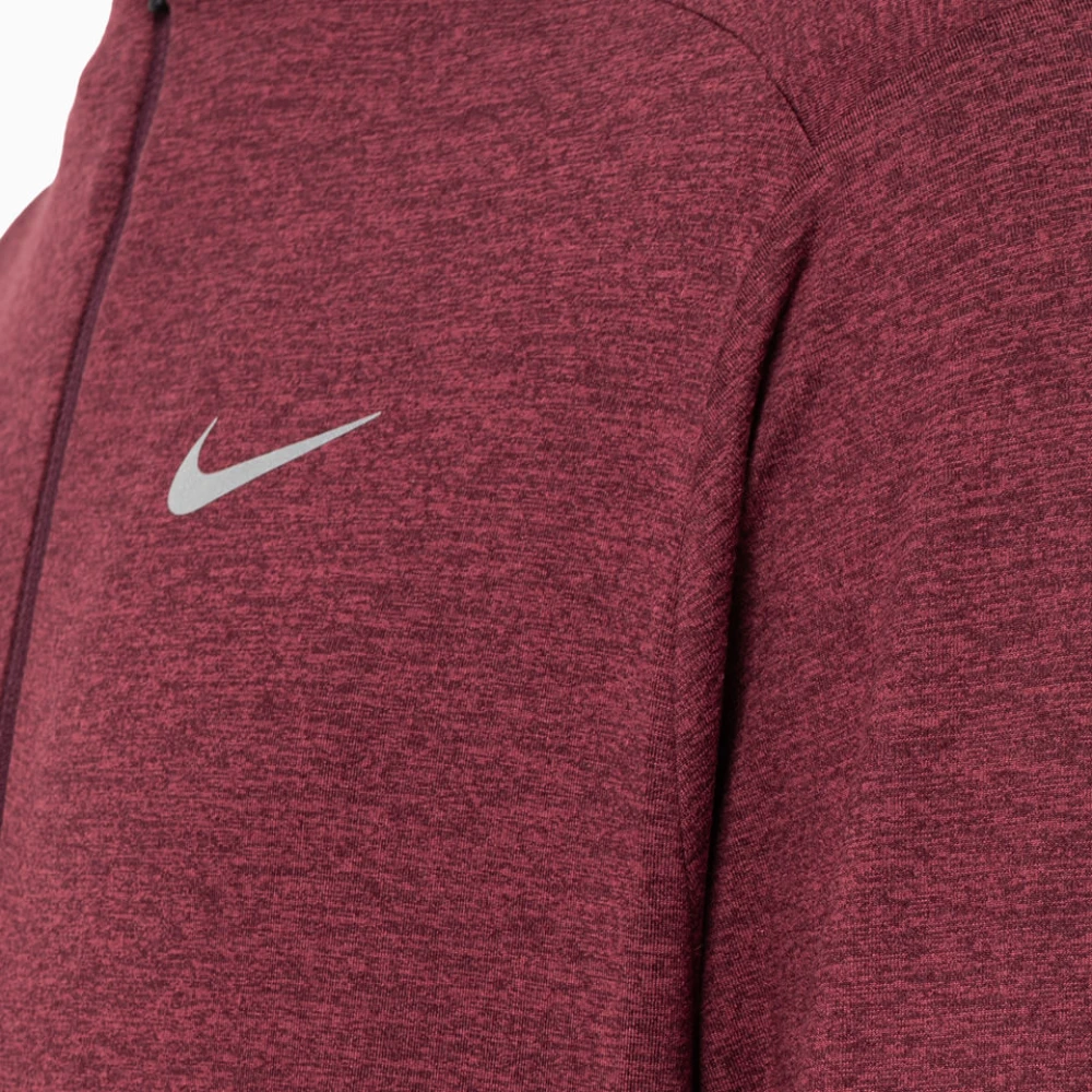 Nike Dri-Fit Stretch T-Shirt met Logo Print Red Heren