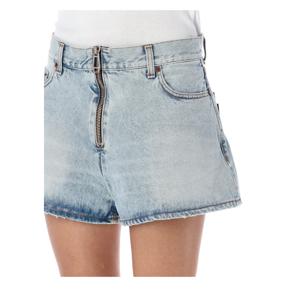 Haikure Bethany Rits Shorts in Stromboli Blauw Blue Dames