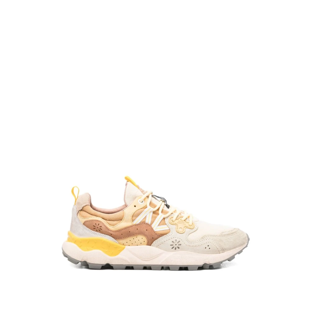 Flower Mountain Men's Beige Trainers - Sneakers - 9 Uk - Shoes