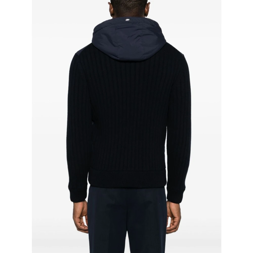 Herno Cardigan 9200 BLU Blue Heren