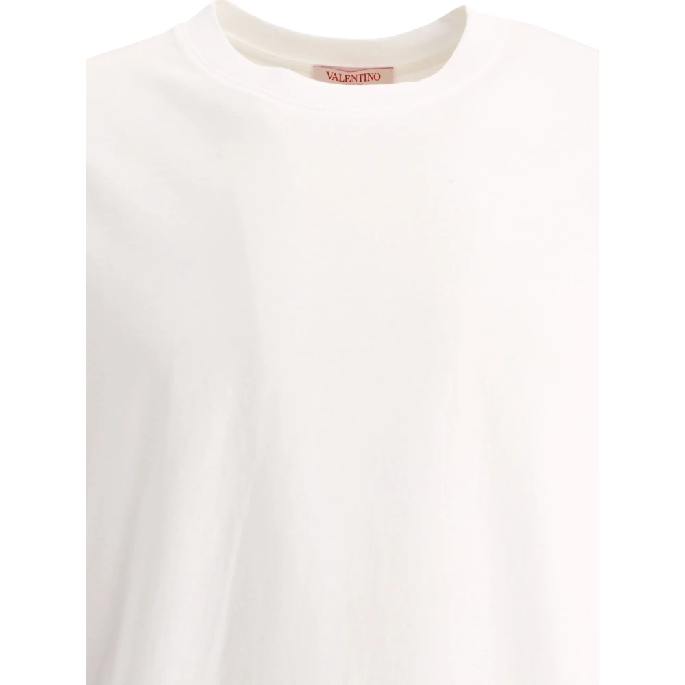 Valentino Toile Iconographe Detail Katoenen T-Shirt White Heren