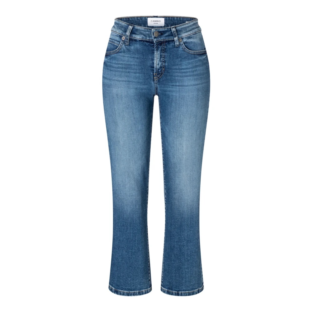 Cambio Jeans Paris lätt spark sommarkontrast Blue, Dam