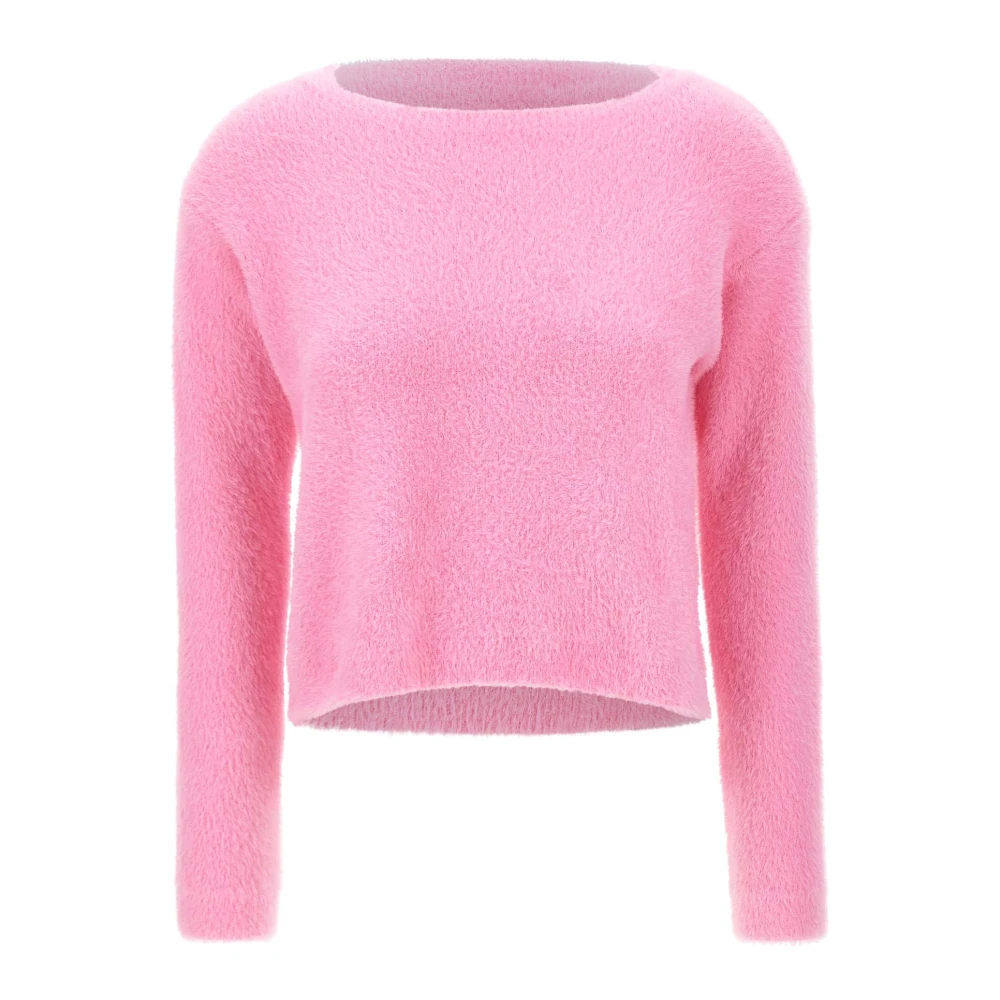 Kaos Bont Effect Roze Trui Pink Dames