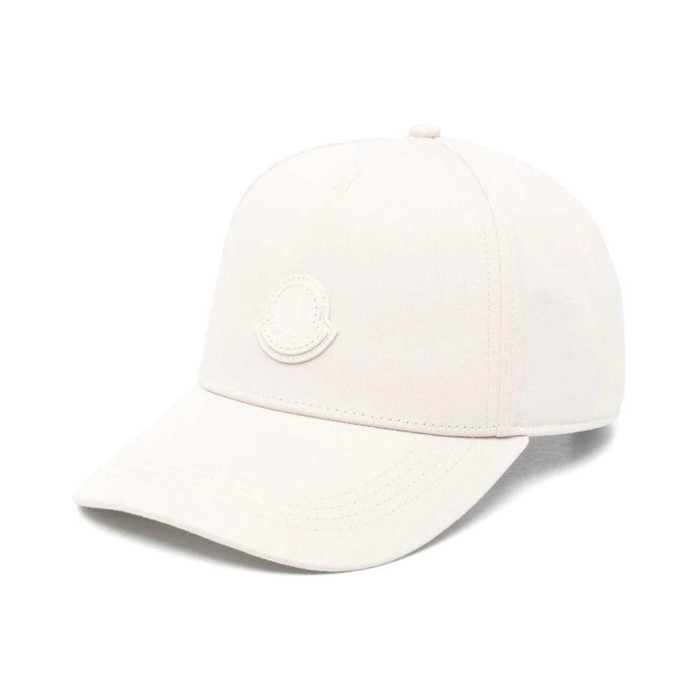 Moncler Beige Leren Hoed Stijlvol Accessoire Beige Heren