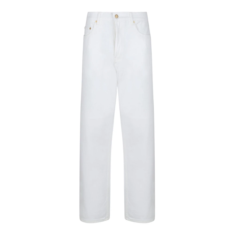 Golden Goose Uomo Bianco - Jeans Dettaglio Stella Bianca - Trousers - W34