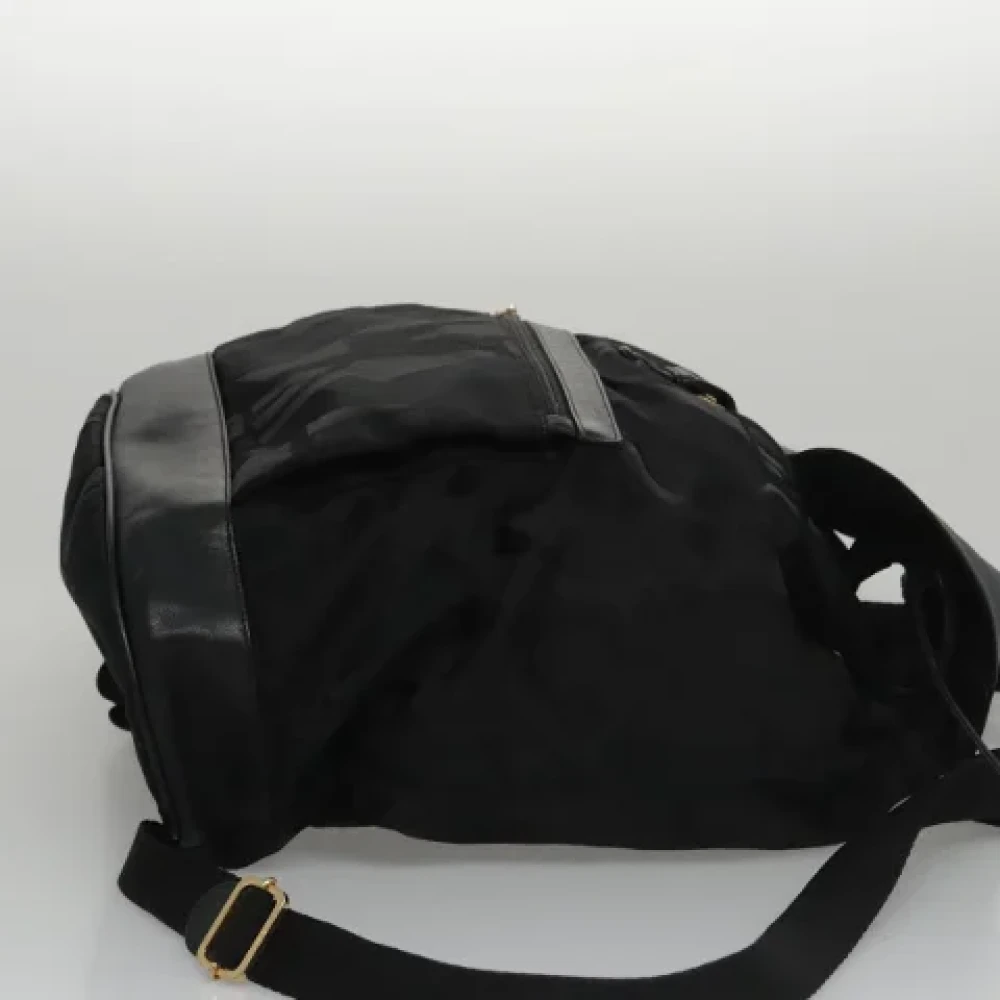 Salvatore Ferragamo Pre-owned Nylon backpacks Black Dames
