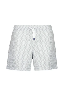 Geometriskt Tryckt Badshorts