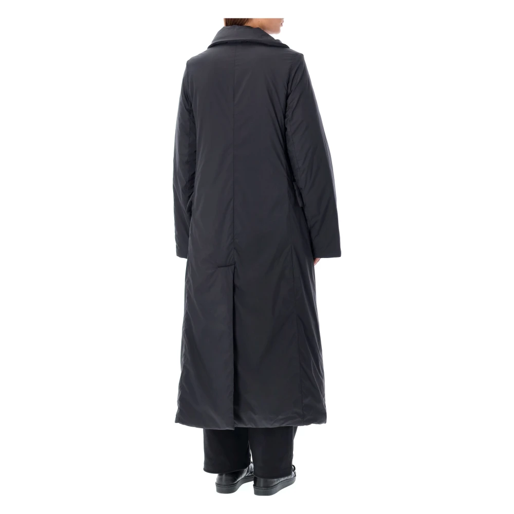 Y-3 Zwarte Lange Donsjas Aw24 Black Dames