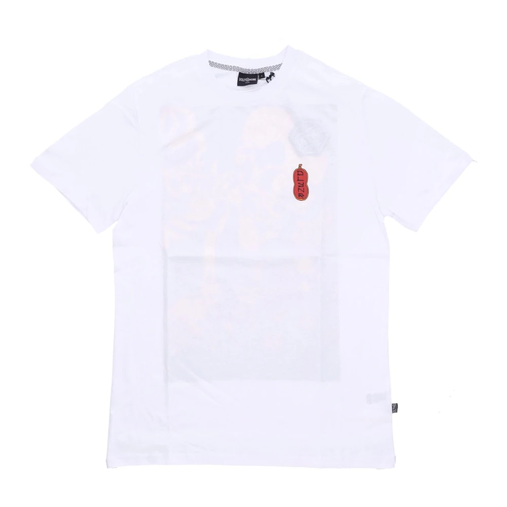 Dolly Noire Wit T-shirt met schedelprint voor heren White Heren