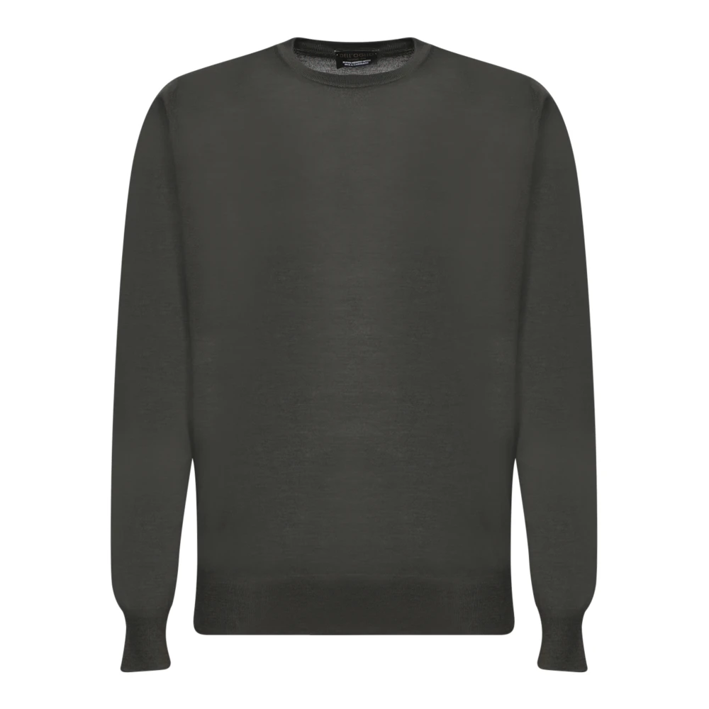 Dell'oglio Groene Gebreide Kleding voor Mannen Aw24 Green Heren