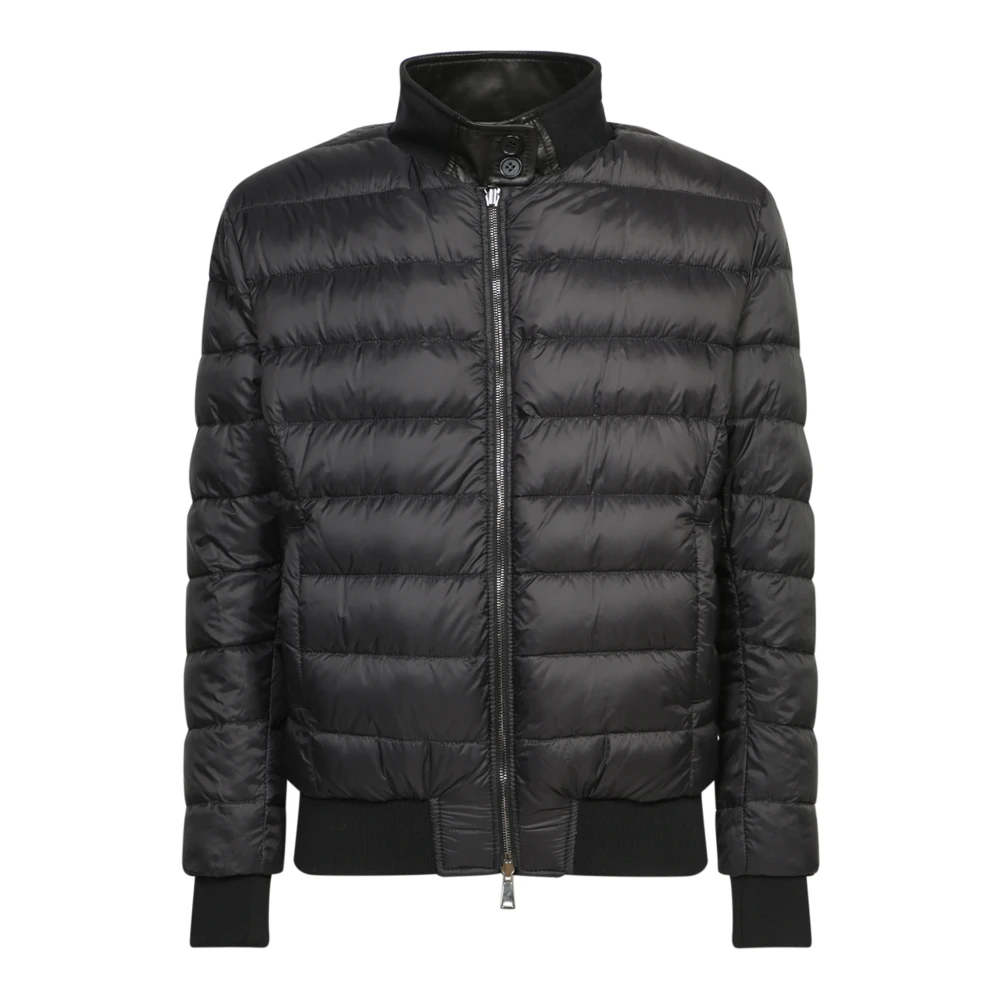 Dell'oglio Zwarte jas voor mannen Black Heren