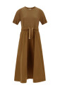kameel-jurk-met-taffeta-rok