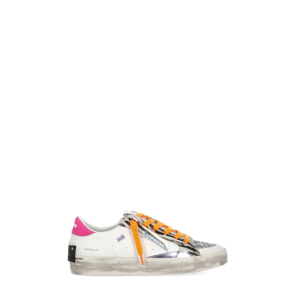 Crime London Sk8 Deluxe Sneakers Dames Schoenen Wit