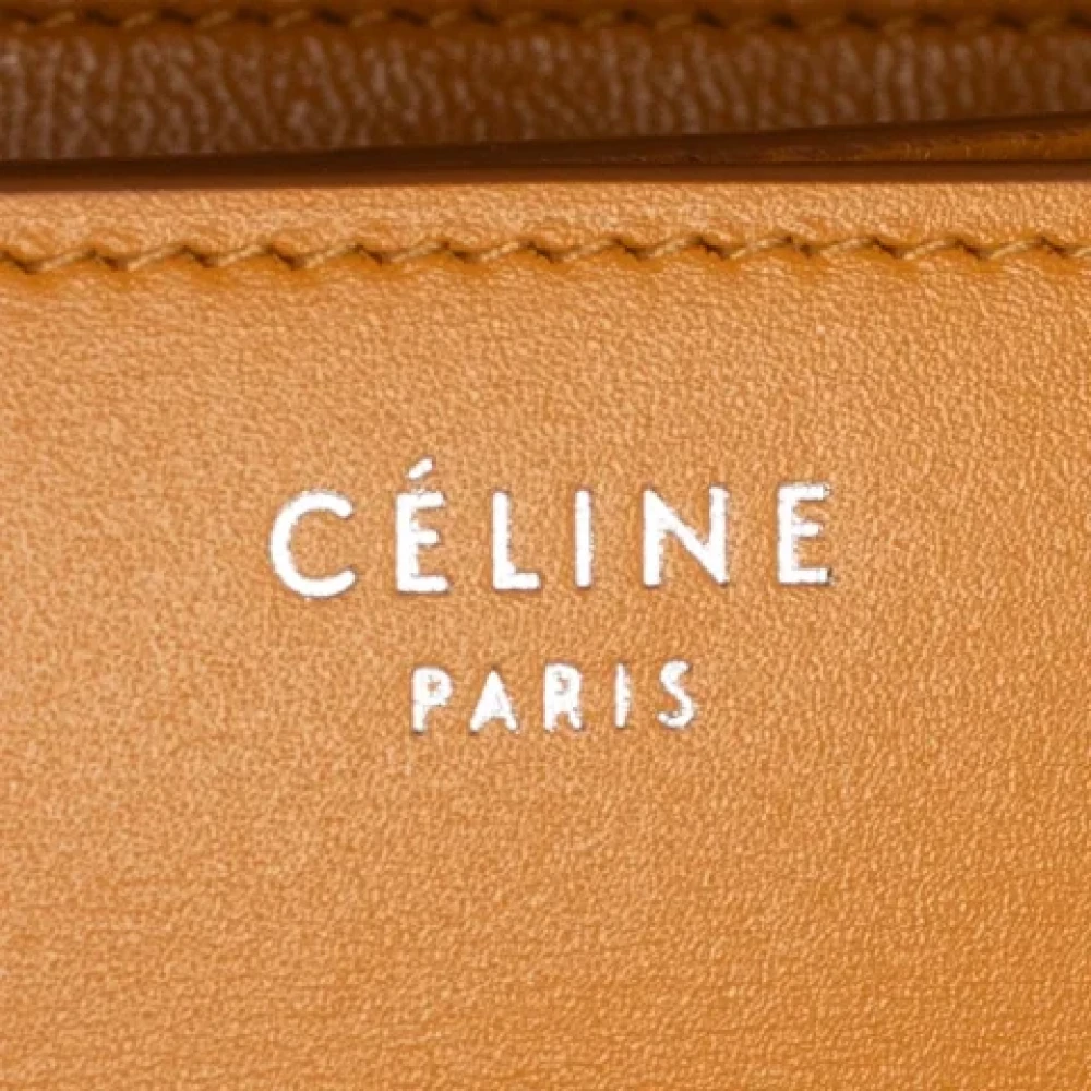 Celine Vintage Pre-owned Leather celine-bags Orange Dames