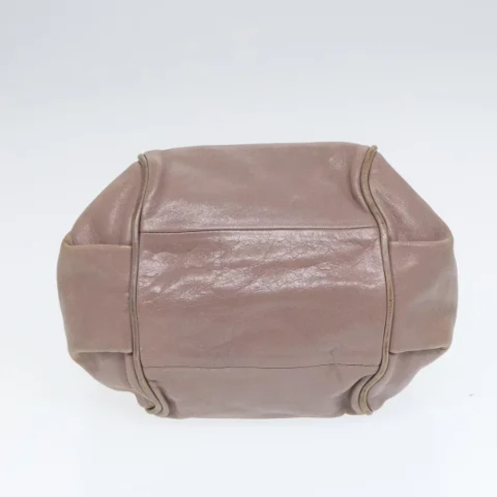 Chloé Pre-owned Leather handbags Pink Dames