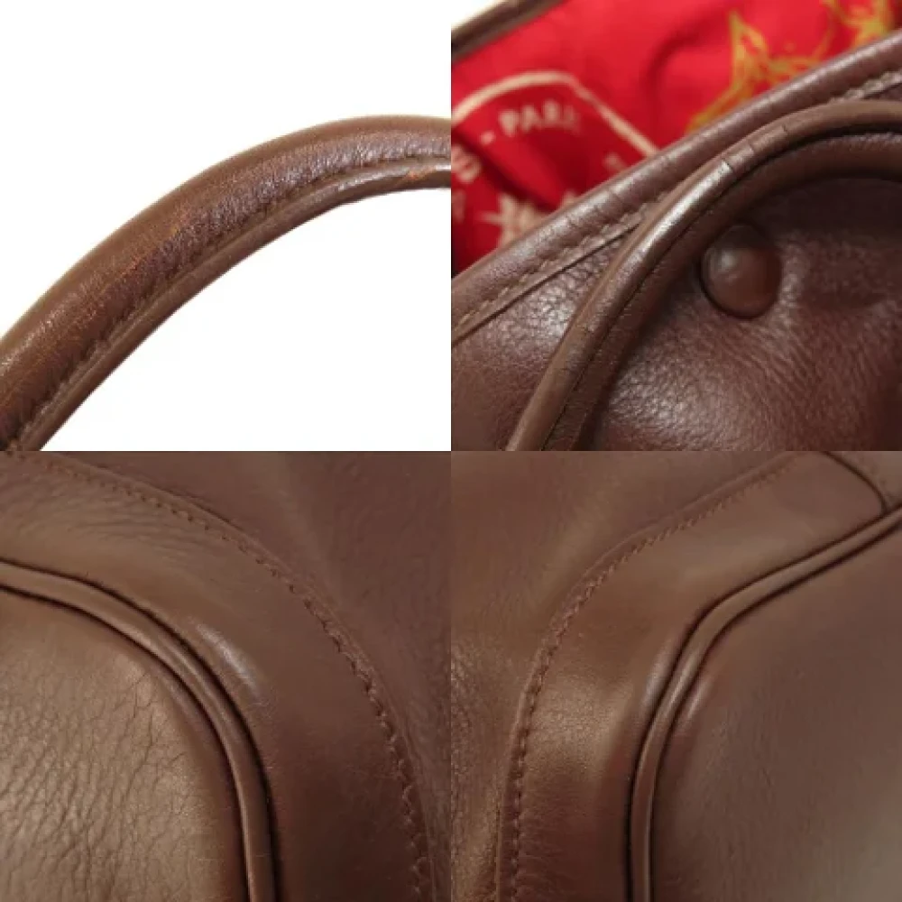 Hermès Vintage Pre-owned Leather totes Brown Dames