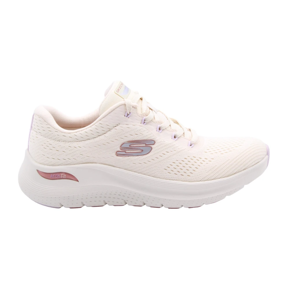 Skechers Women's Beige Sneakers, 5 Uk, Kahuna