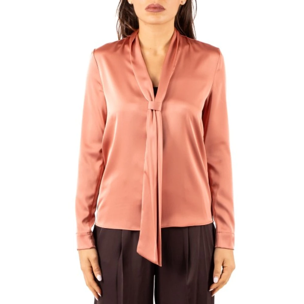 Hanita Vrouw Roze Overhemden Dames, S, Camicia