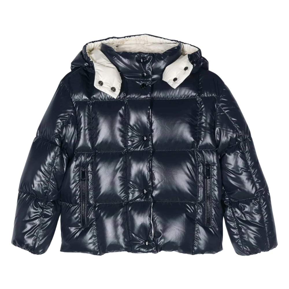 Moncler Blue Winter Jackets, Female, 6 Y, Parana Jacket