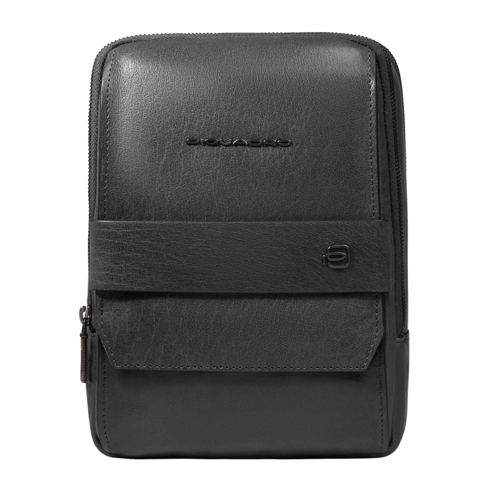 Piquadro Svart Crossbody-Väska För Ipad®