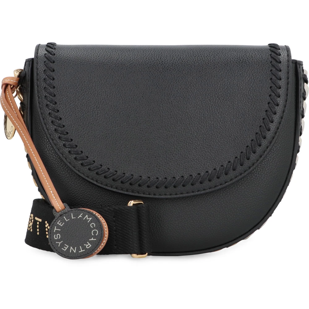 Stella Mccartney Vegan leren schoudertas met ketting Black Dames