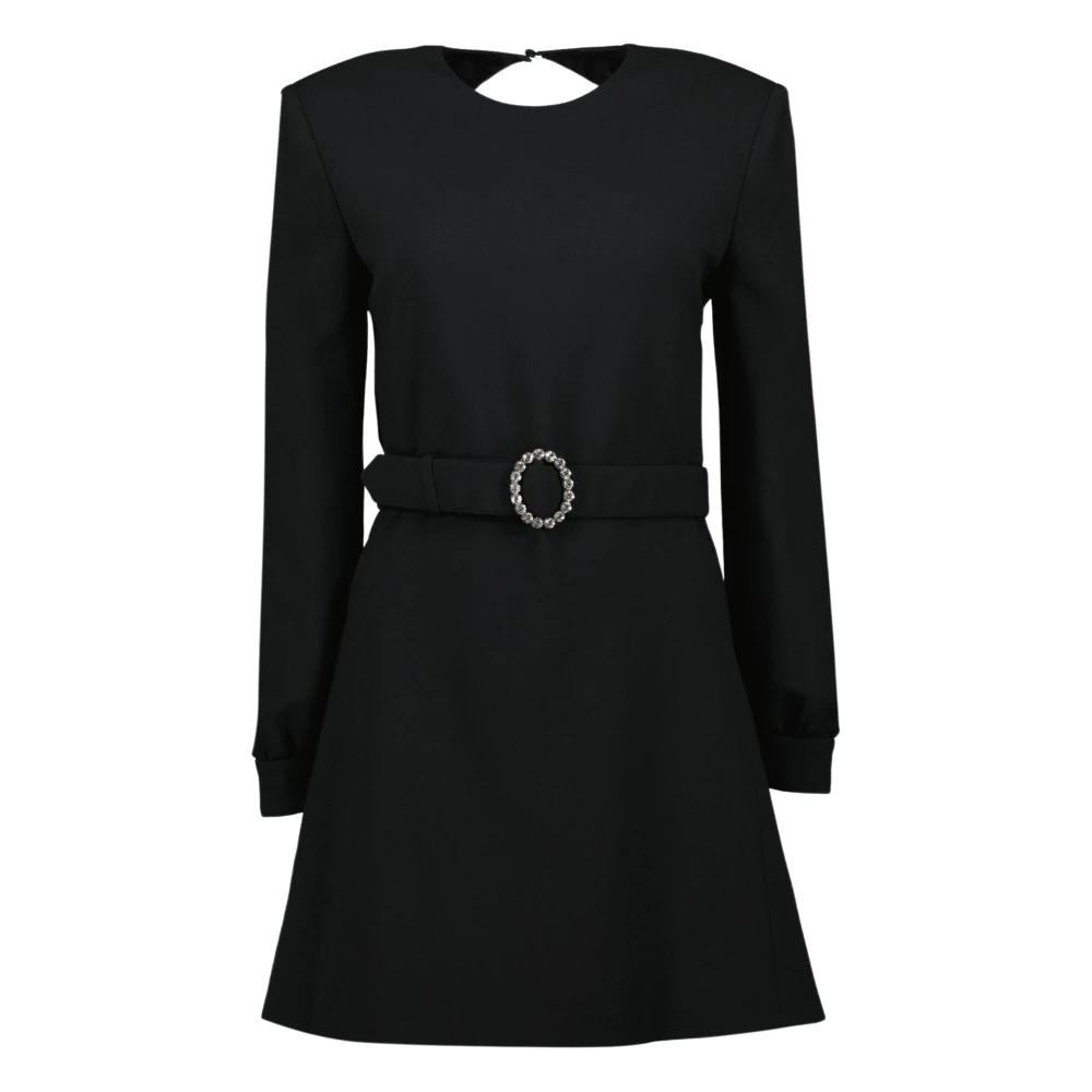 Saint Laurent Women's Black Short Dresses, M, Open Back Dress