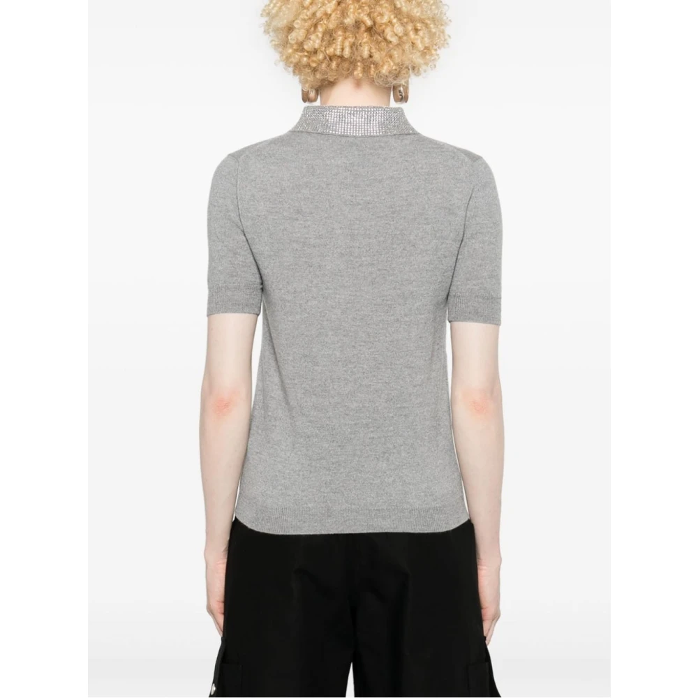 Blumarine Stijlvolle Dames T-Shirts Polos Gray Dames