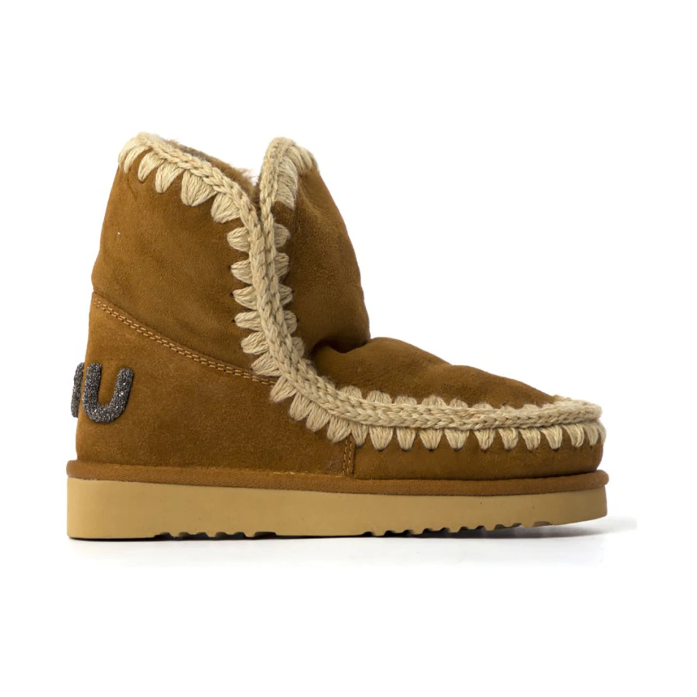 Mou Women's Brown Leather Winter Boots 2024/2025 Collection