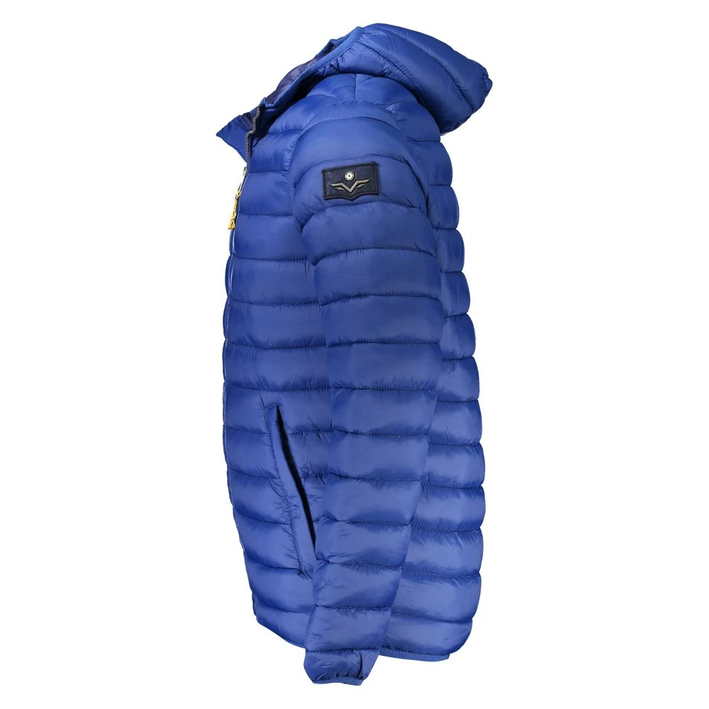 Armata Di Mare Blauwe Polyamide Jas Blue Heren