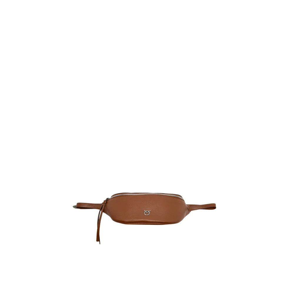 Pinko Women's Brown Bum Bags, One Size, Marsupio Trittico Vitello New Biker