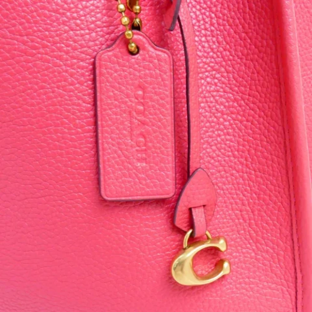 Coach Pre-owned Leather handbags Pink Dames
