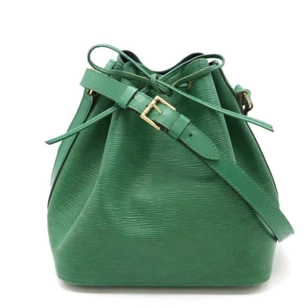 Louis Vuitton Vintage Pre-owned Fabric shoulder-bags Green Dames